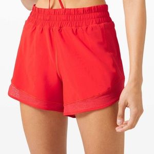 Lululemon Hotty Hot High-Rise Mesh Short 4”